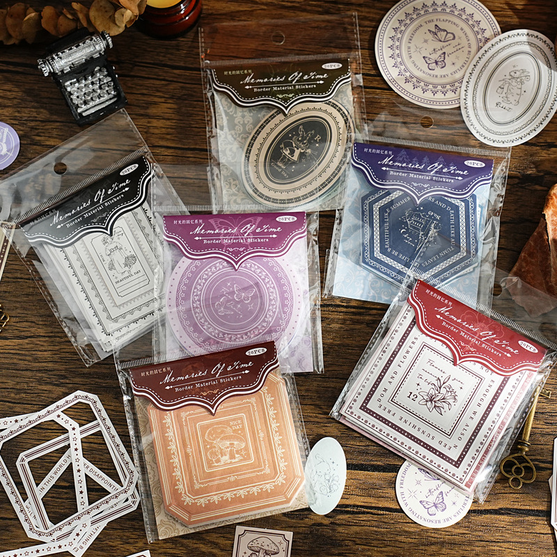 Decor Lighting Pack - 20 folhas/pacote adesivo saco memórias da