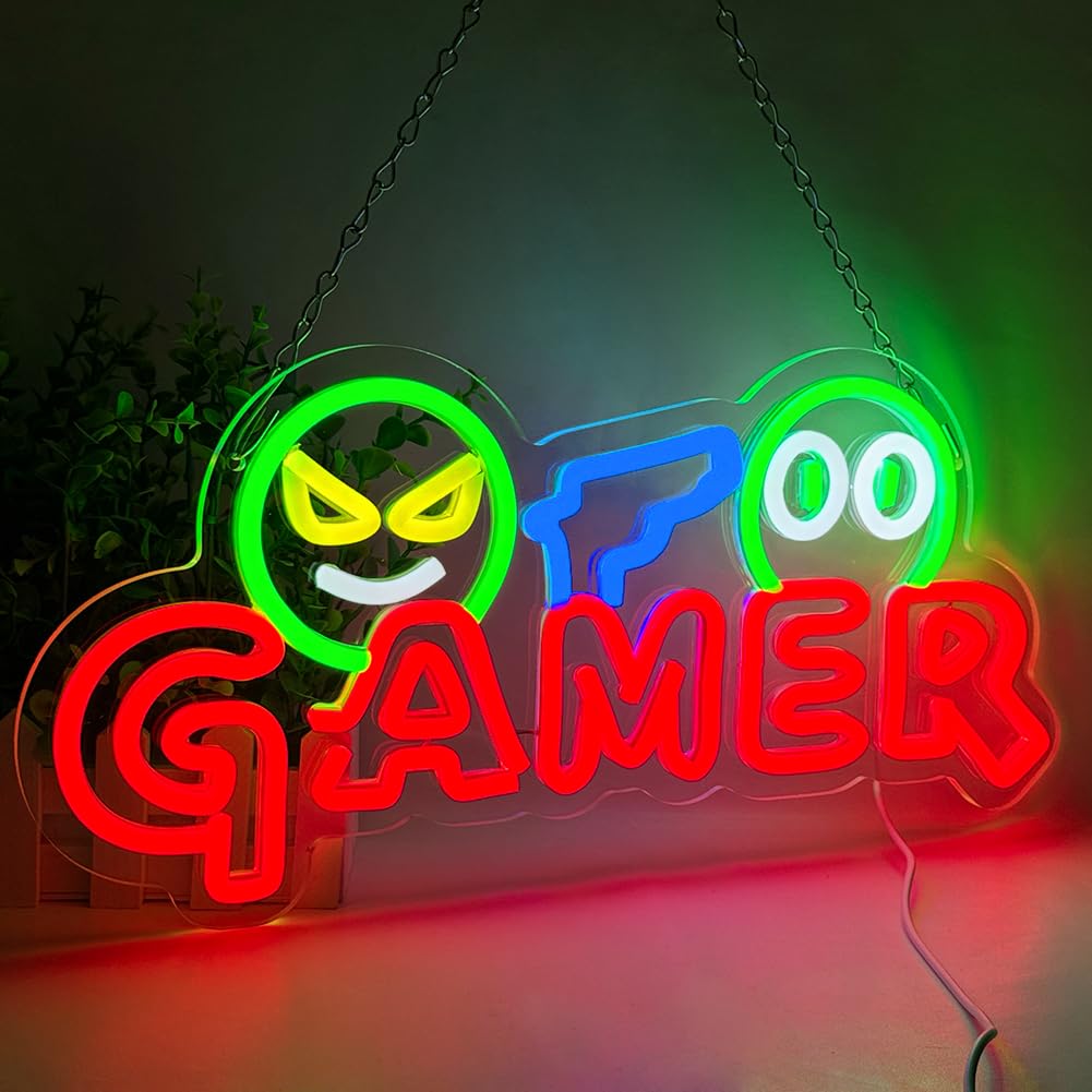 Room Lighting Bedroom Decor - Luminária de Neon LED Personalizável para