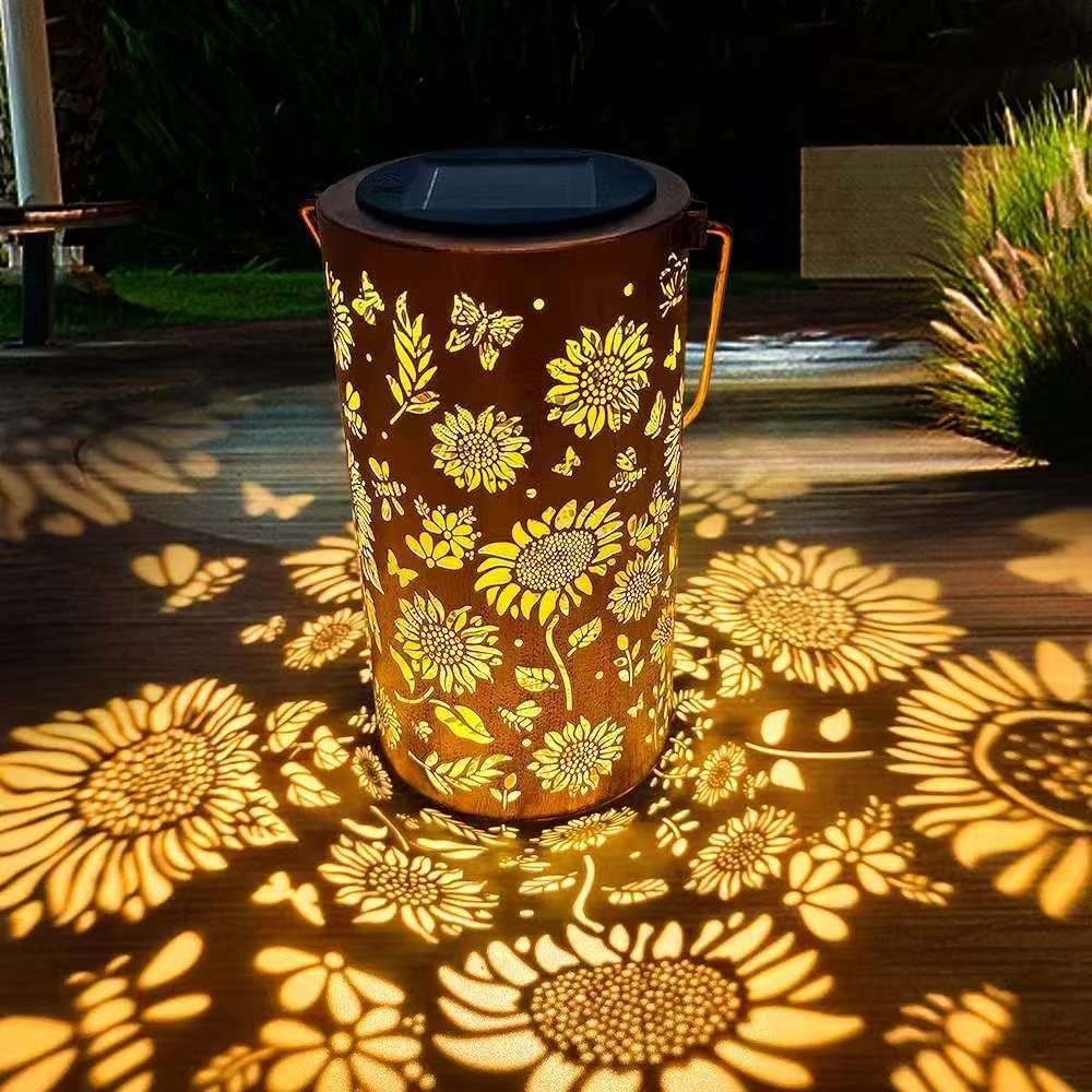 Yard Lighting Decor - Luz de girassol e sombra, luz