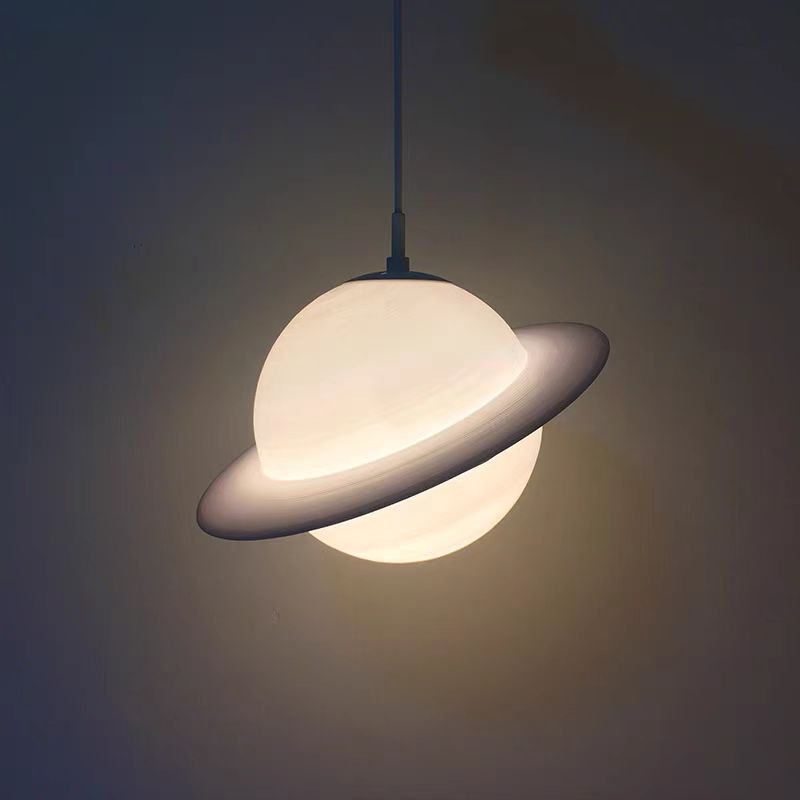Lighting Decor Store - Personalizado criativo led saturno lustre impressão