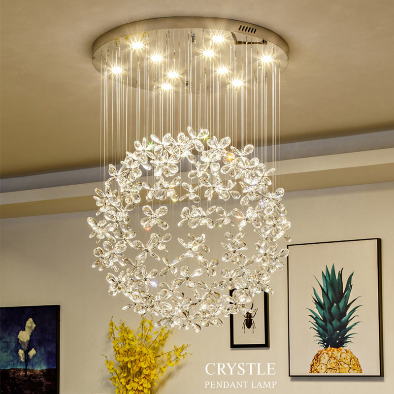 Lighting Home Decor Items - Lustres de Cristal Luxuosos, Luminárias Modernas
