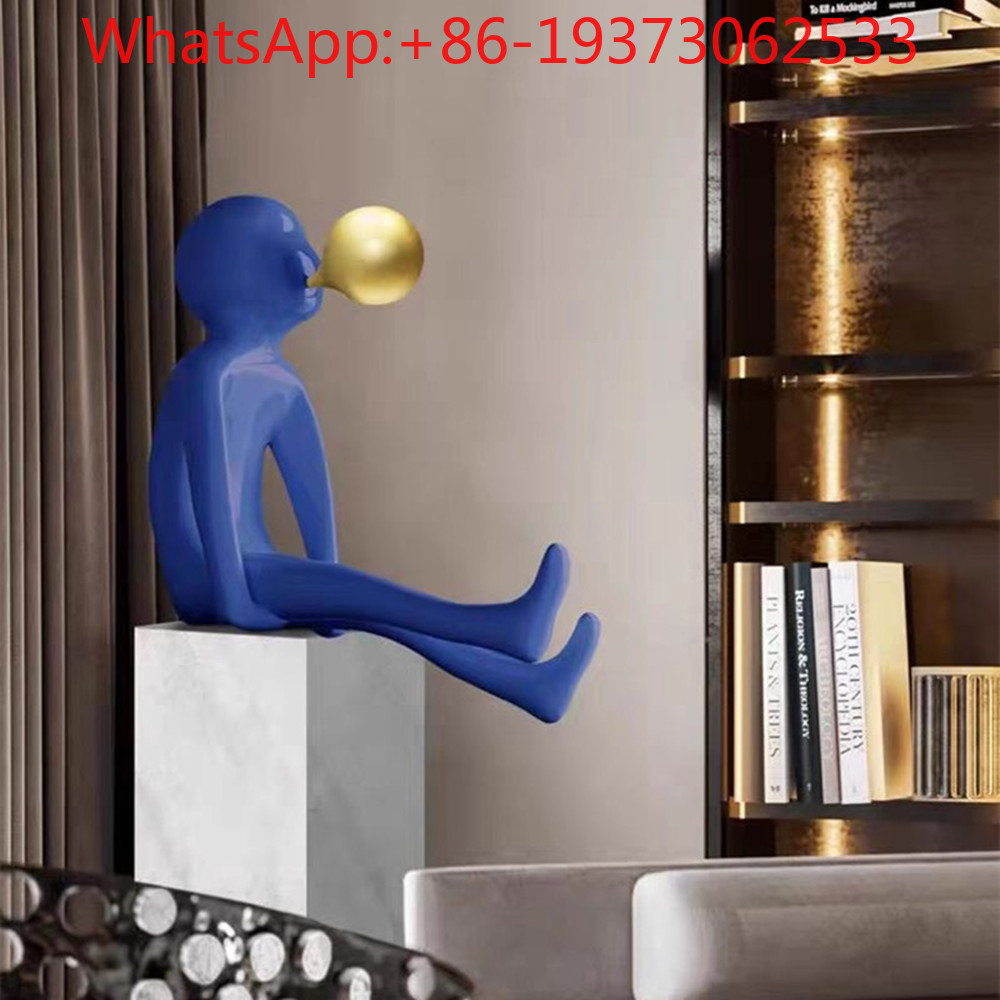 Decor Lighting & Decor Fires Photos - Escultura de Entrada com Figura Soprando