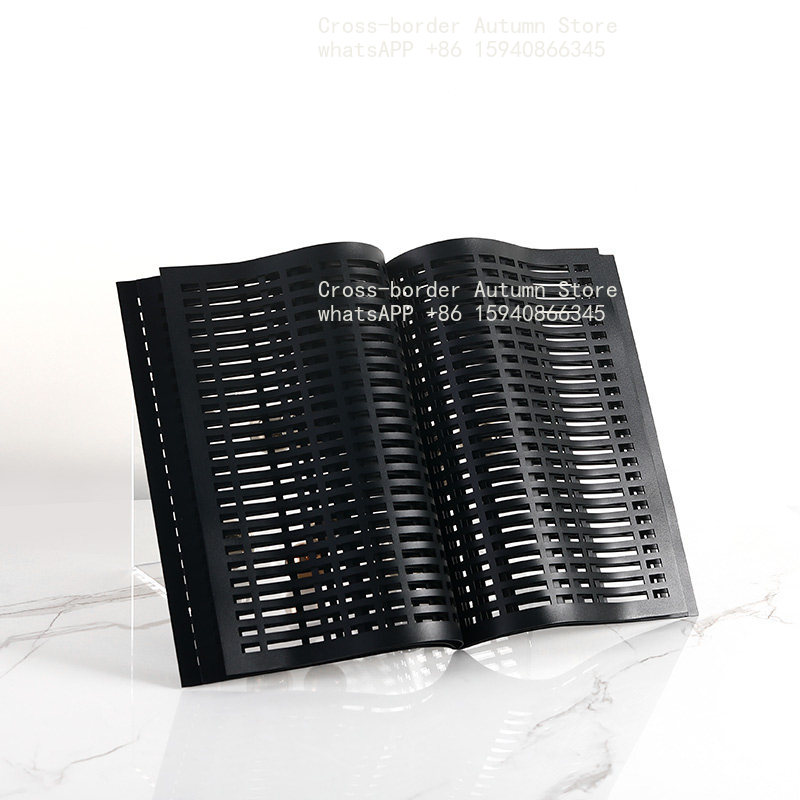 Lighting And Decor Magazine - Suporte de revista minimalista de metal,