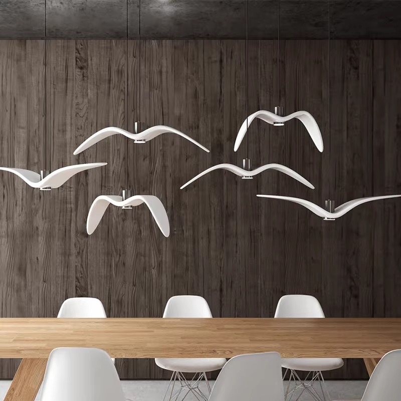 Lighting Decor Store - Nordic voando pássaro resina lâmpada personalidade