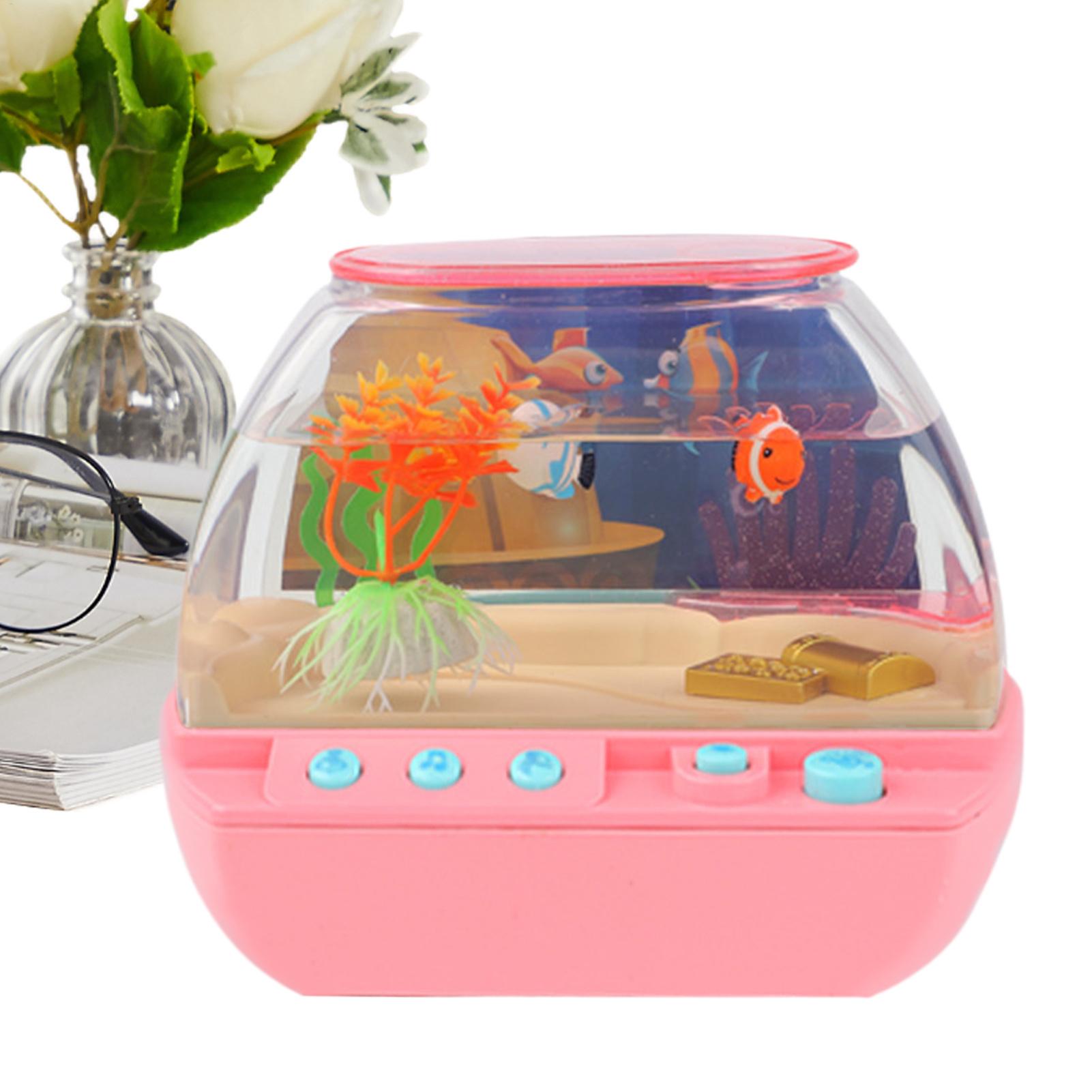 Lighting Decor Bedroom - Aquário de Brinquedo com Música e