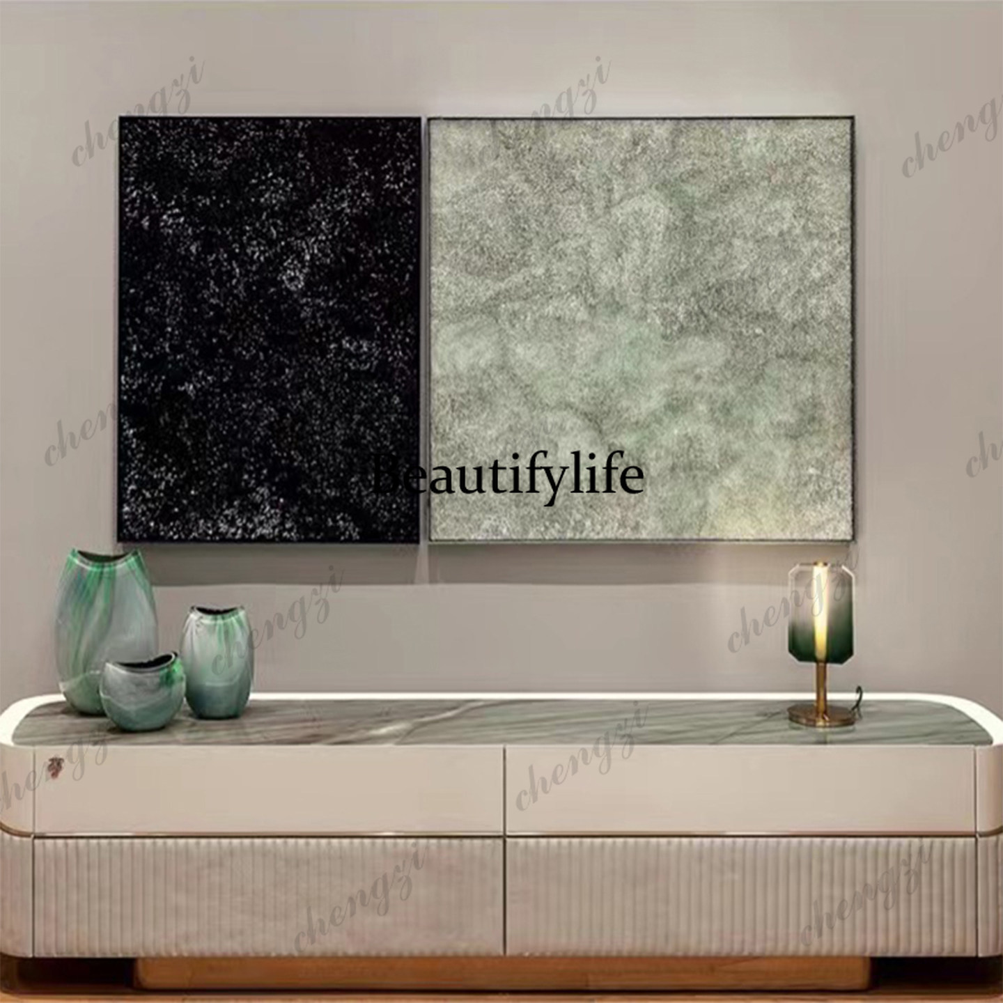 Home Lighting & Decor St Catharines On - Armário de TV de mármore natural,