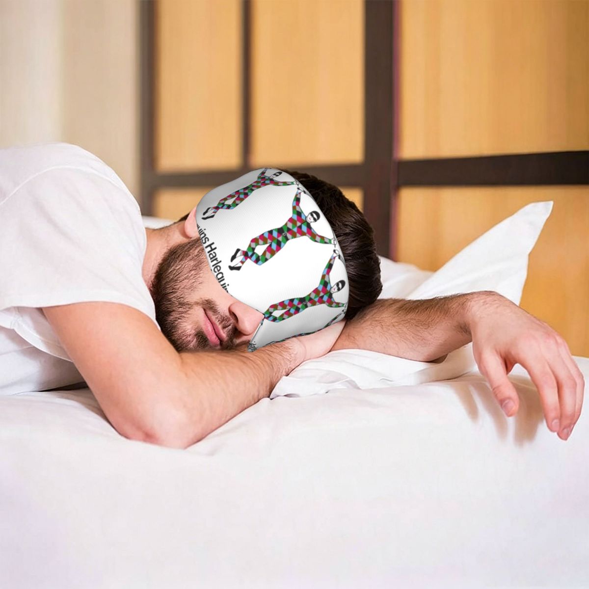 Home Lighting & Decor St Catharines On - Máscara de olhos para dormir Harlequins-Merch,