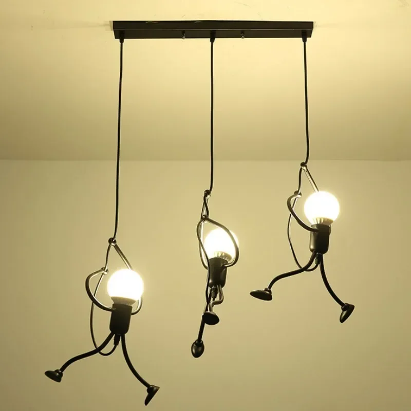 Lighting Decor Store - Retro ferro forjado lustre restaurante café