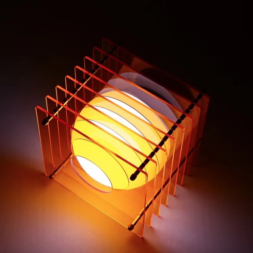 Diy acrílico mil camadas lâmpa - Lighting Decor For Room avaliação e preço