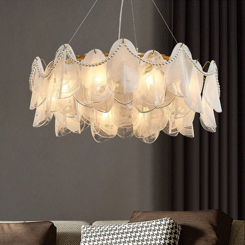 Lustre de vidro luxuoso lâmpad - Lighting Home Decor Items avaliação e preço