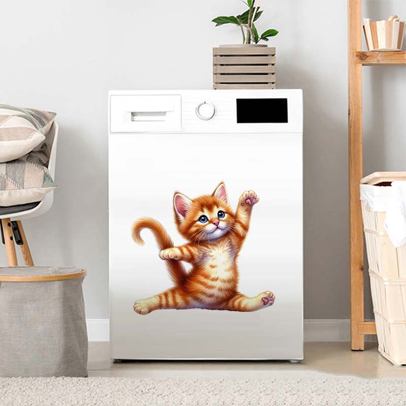 Removível Gato Yoga Adesivo De - Lighting Mcqueen Bedroom Decor avaliação e preço