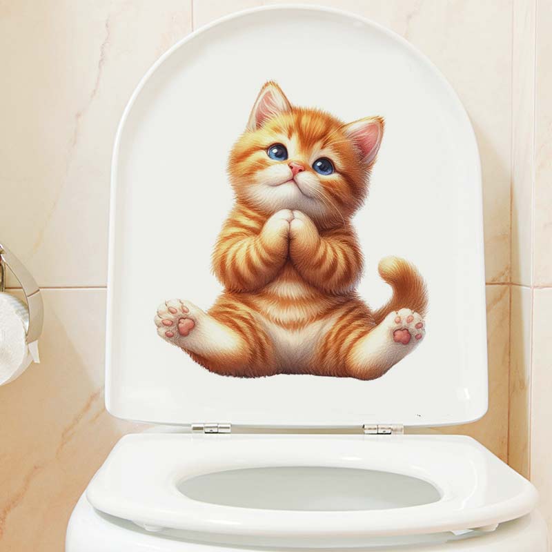 Removível Gato Yoga Adesivo De - Lighting Mcqueen Bedroom Decor avaliação e preço