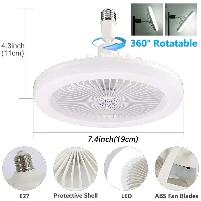 2 em 1 ventilador de teto lâmp - Decor Lighting Ceiling Fans avaliação e preço