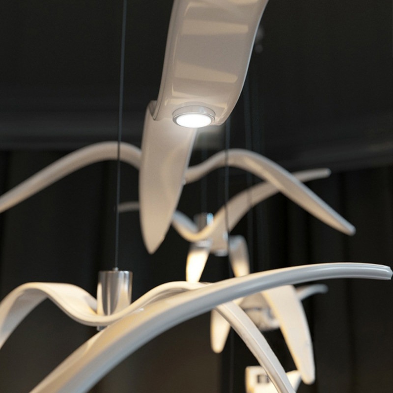 Nordic voando pássaro resina l - Lighting Decor Store avaliação e preço