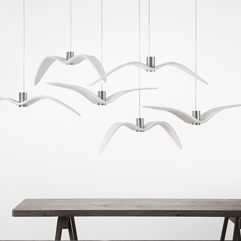 Nordic voando pássaro resina l - Lighting Decor Store avaliação e preço