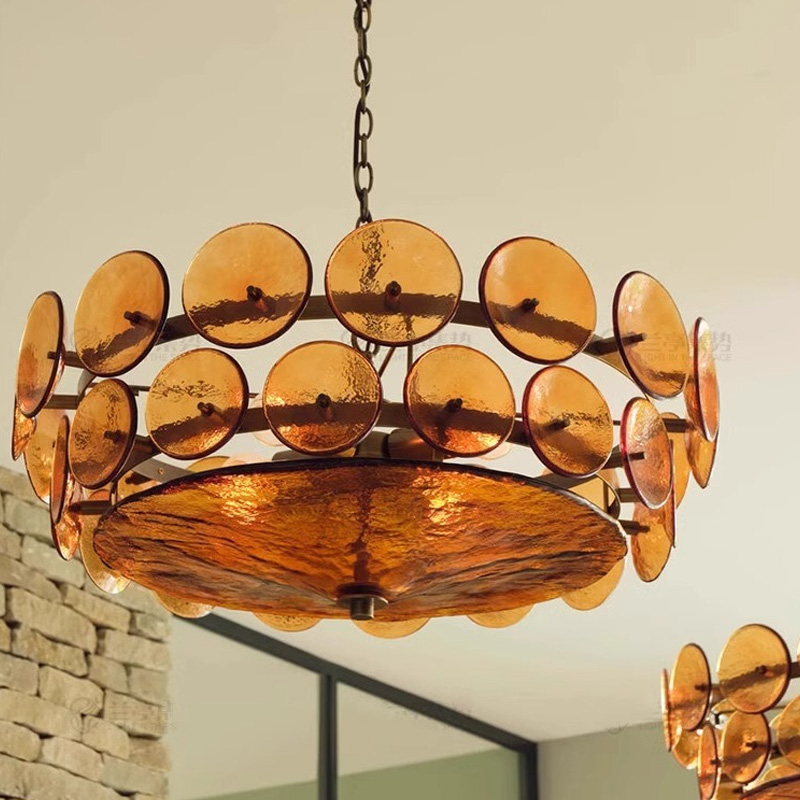 Lustre de vidro luxuoso lâmpad - Lighting Home Decor Items avaliação e preço