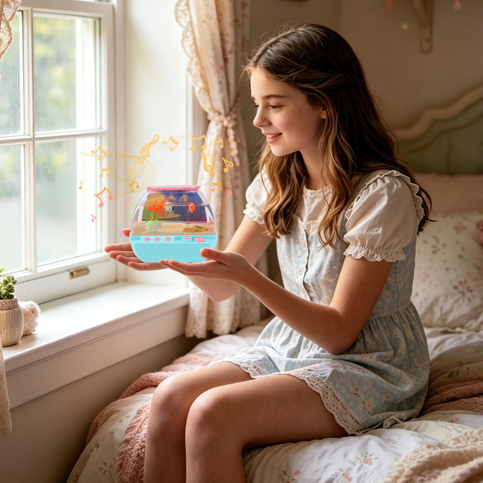 Aquário de Brinquedo com Músic - Lighting Decor Bedroom avaliação e preço