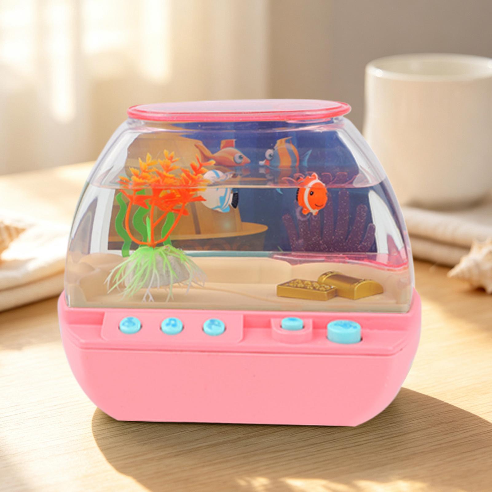 Aquário de Brinquedo com Músic - Lighting Decor Bedroom avaliação e preço