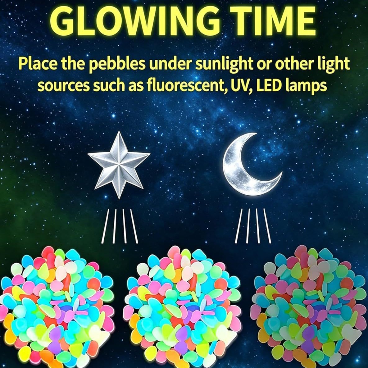 Pedras luminosas coloridas que - Decor Lighting Pack avaliação e preço