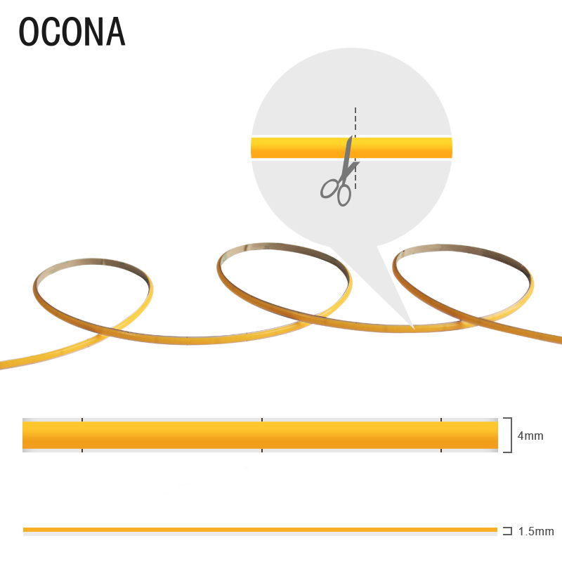 4mm estreito cob luzes de tira - Lighting Mcqueen Bedroom Decor avaliação e preço