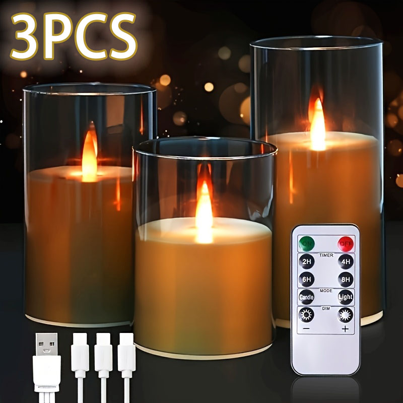 Conjunto de 3 Velas Falsas Rec - Decor Lighting Pack avaliação e preço
