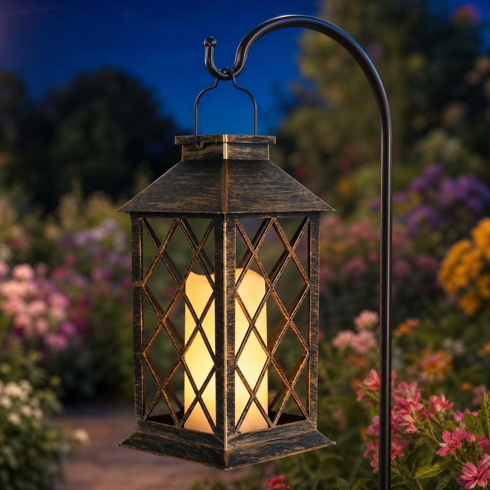 Lanterna Solar Retrô, Lanterna - Yard Lighting Decor avaliação e preço