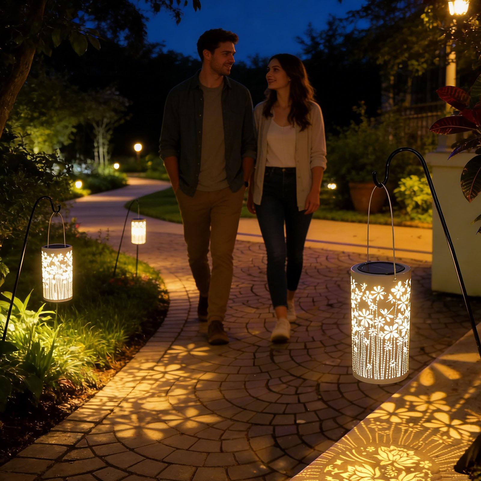 Lanternas solares decorativas  - Yard Lighting Decor avaliação e preço