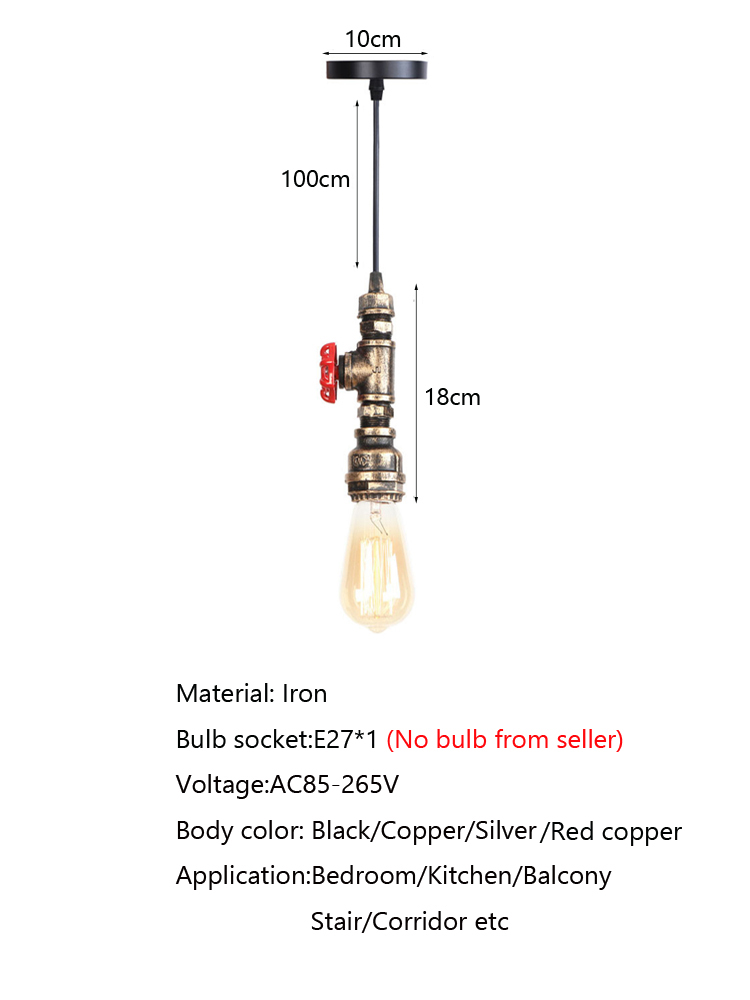Luminária Pendente Retrô Indus - Lighting Home Decor Items avaliação e preço