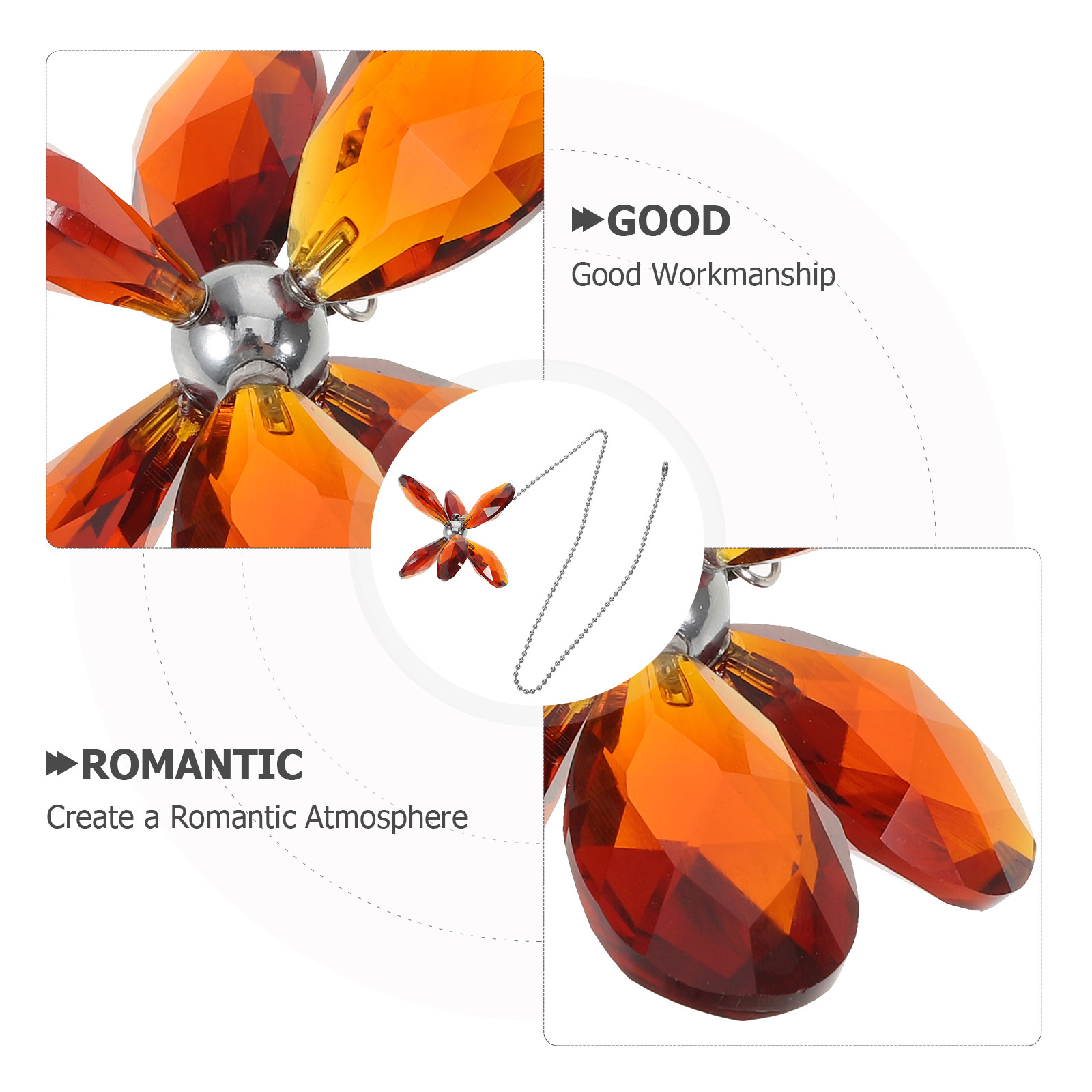 Pingente Decorativo de Cristal - Decor Lighting Ceiling Fans avaliação e preço
