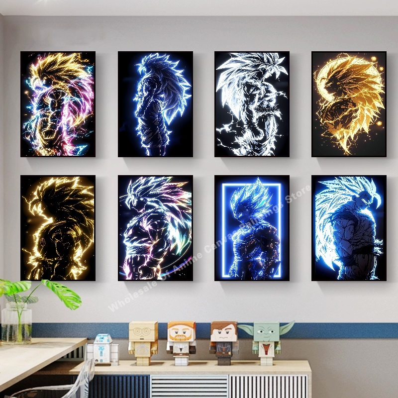 Anime dragon ball wukong neon  - Lighting Home Decor Items avaliação e preço