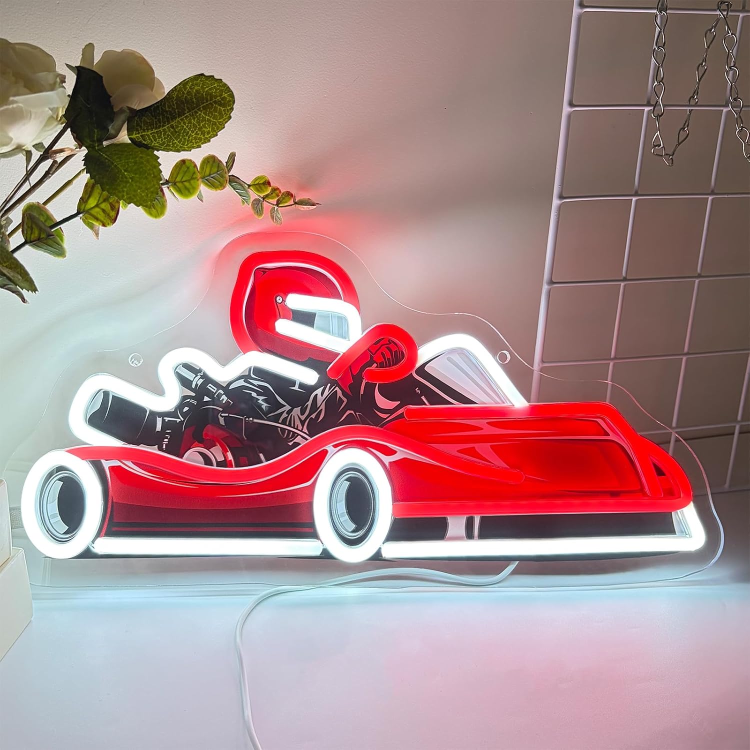 Letreiro de LED Neon Go Kart R - Decor Kart Lighting avaliação e preço