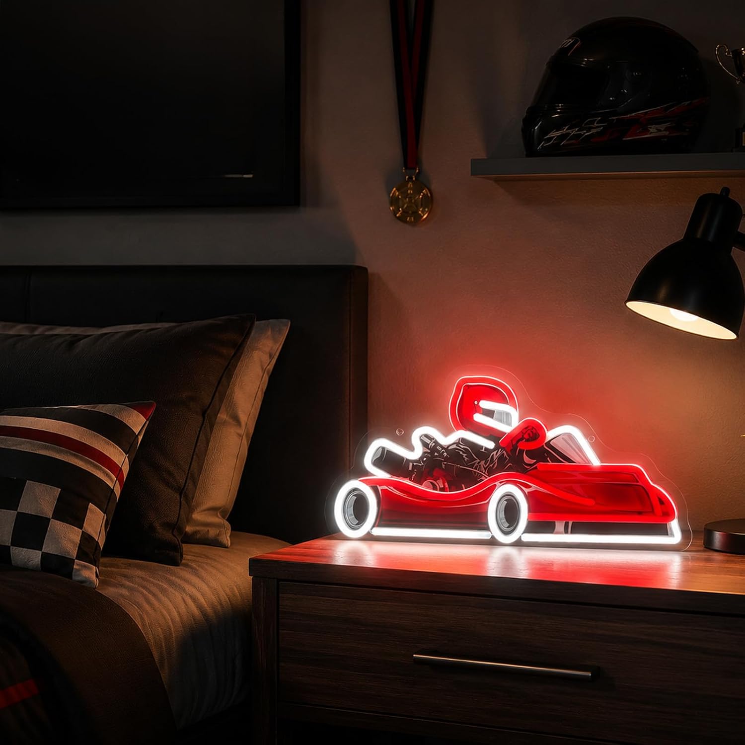 Letreiro de LED Neon Go Kart R - Decor Kart Lighting avaliação e preço