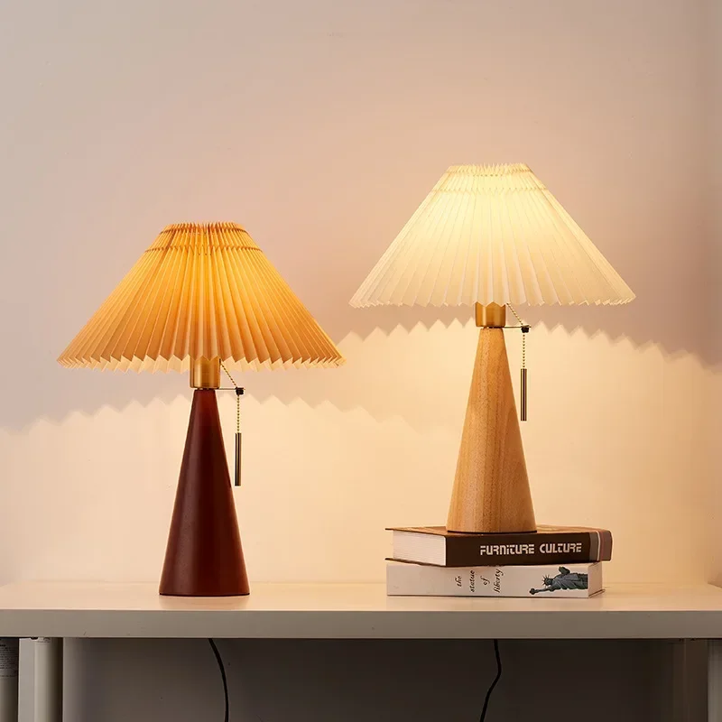 Luminária de mesa retrô plissa - Lighting Decor Bedroom avaliação e preço