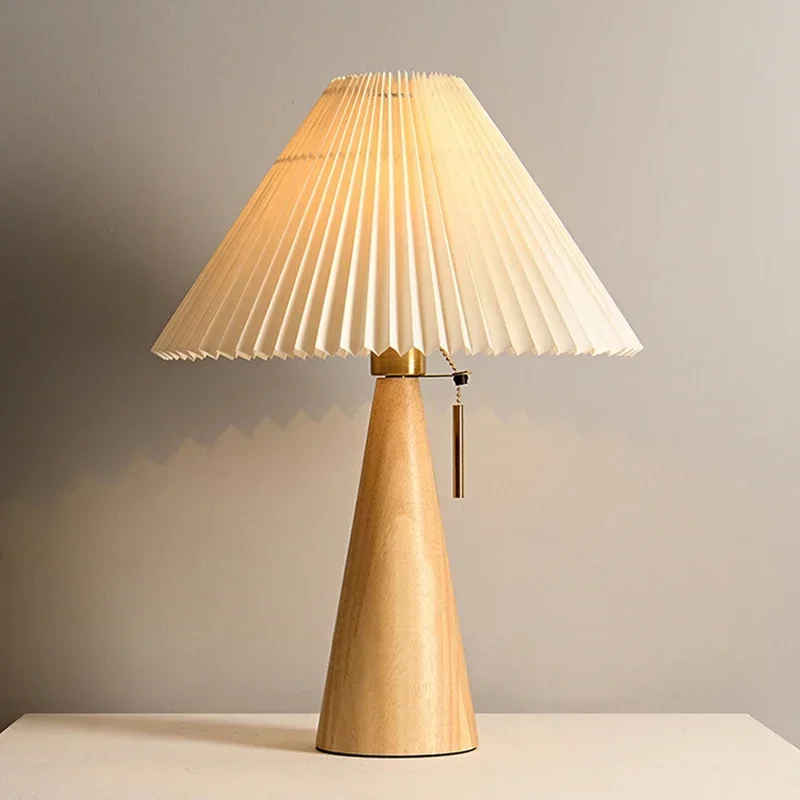 Luminária de mesa retrô plissa - Lighting Decor Bedroom avaliação e preço
