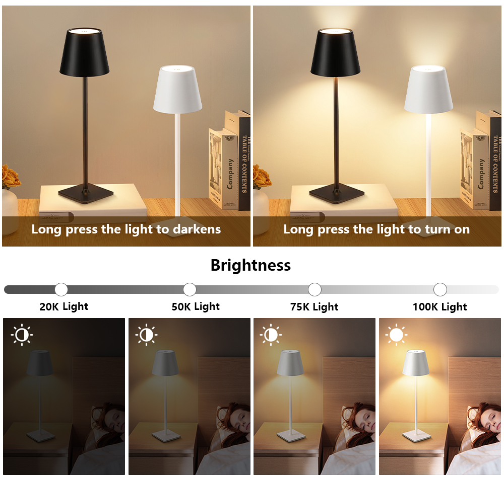 Luminária de Mesa LED Recarreg - Lighting Decor Bedroom avaliação e preço